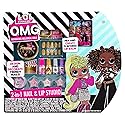 L.O.L. Surprise! O.M.G. 2-in-1 Lip & Nail Studio by Horizon Group USA, Double Feature Series, DIY Beauty Kit for Kids, Create 3 L.O.L. Surprise Lip Beauty & Personal Care L.O.L. Surprise!