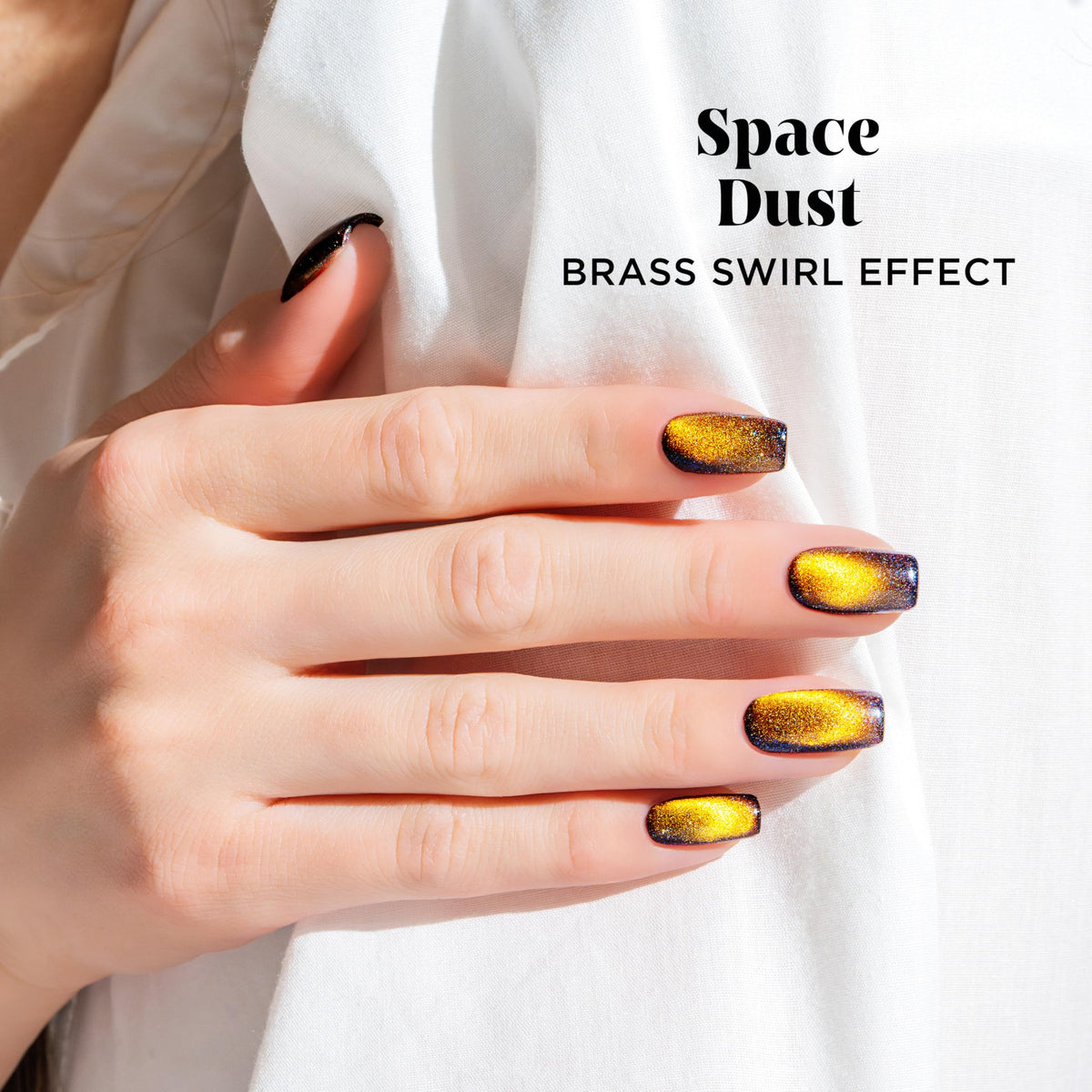 Gelish Reflective Aurora Cat Eye Reflective Magnet Gel Polish - Space Dust, 15mL