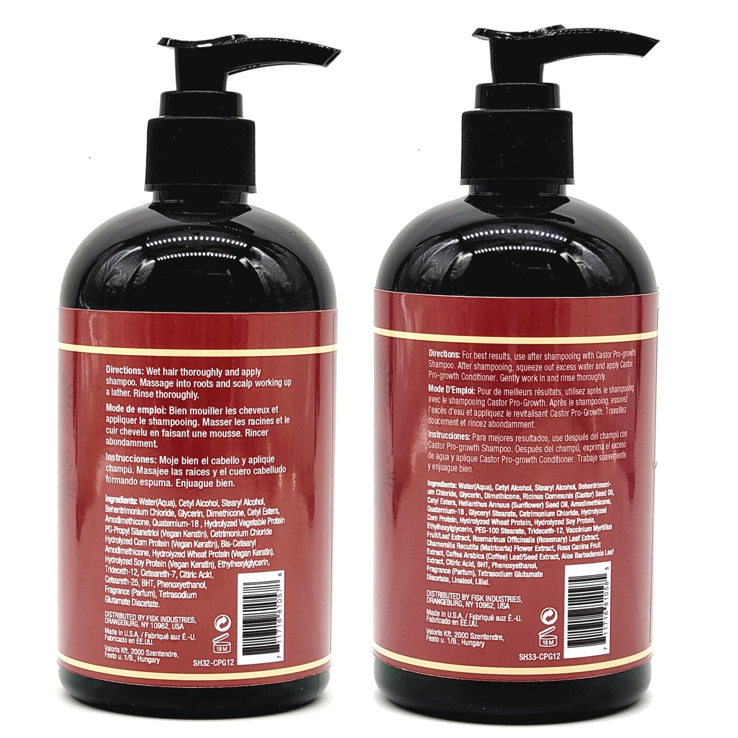 Difeel 3-PC Castor Pro-Growth Hair Growth: Cleansing & Treatment Set - Includes 12 oz Shampoo, 12oz Conditioner, & 2.5oz Root Stimulator Beauty & Personal Care Difeel
