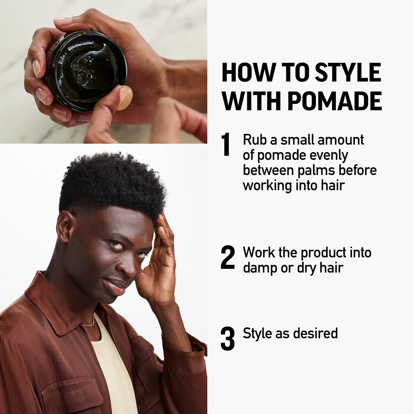 American Crew Men's Hair Pomade, Like Hair Gel with Medium Hold & High Shine, Travel Size, Duo Gift Set Beauty & Personal Care AMERICAN CREW
