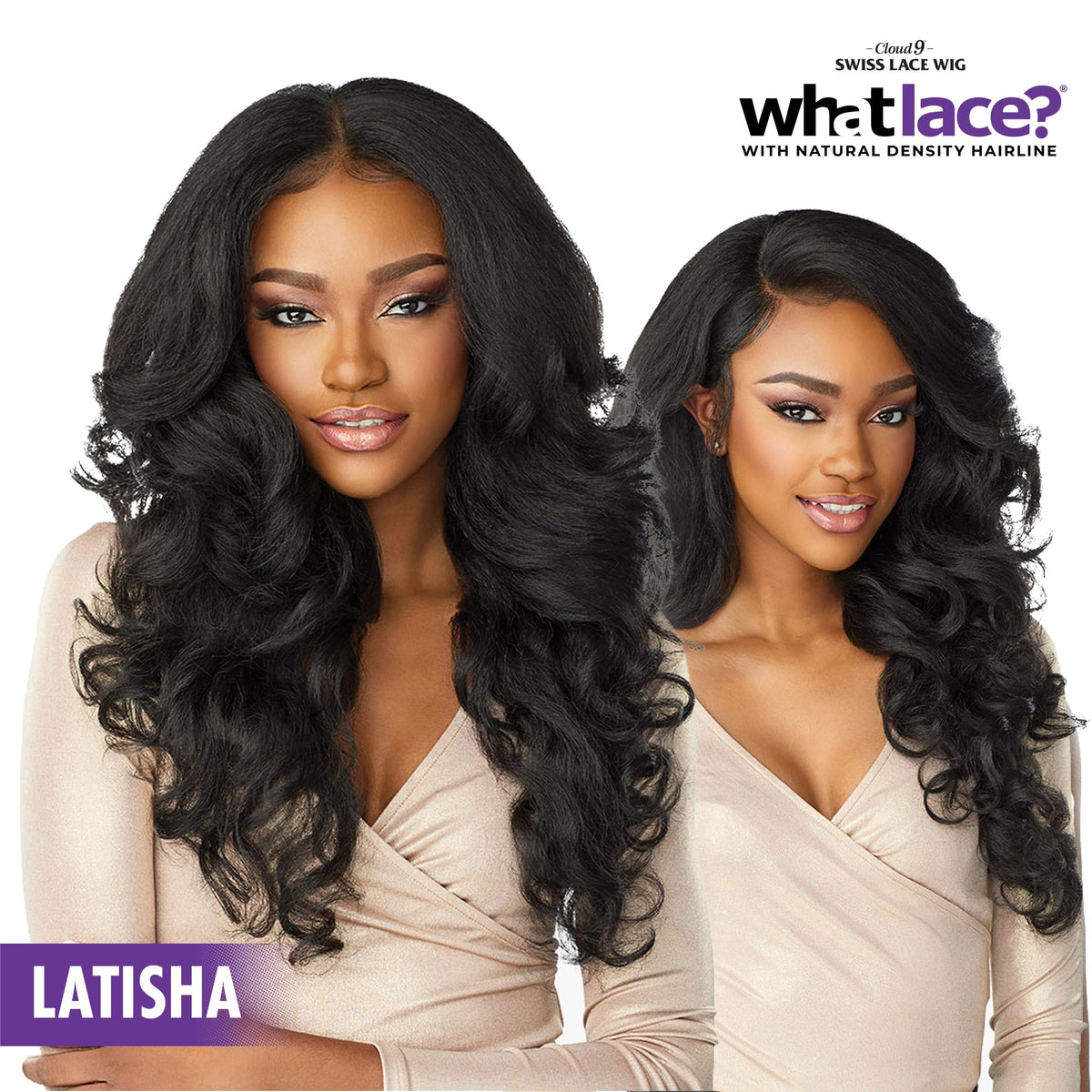 Sensationnel What Lace 13x6 Wig-Latisha, LIGHTASHBROWN