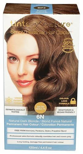 Tints Of Nature, Hair Color Dark Blond 6N Organic, 4.4 Fl Oz Beauty & Personal Care Tints of Nature