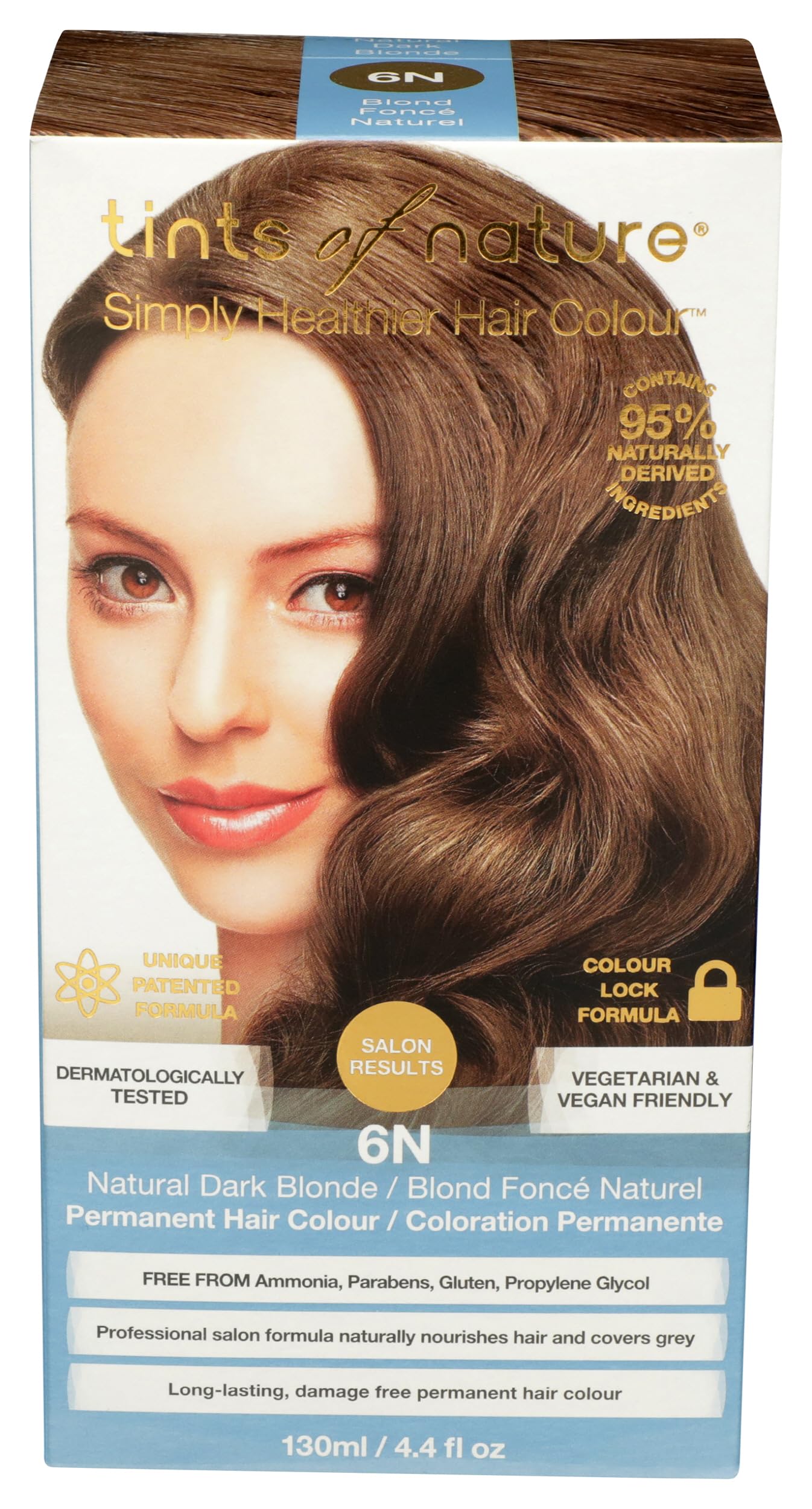 Tints Of Nature, Hair Color Dark Blond 6N Organic, 4.4 Fl Oz Beauty & Personal Care Tints of Nature
