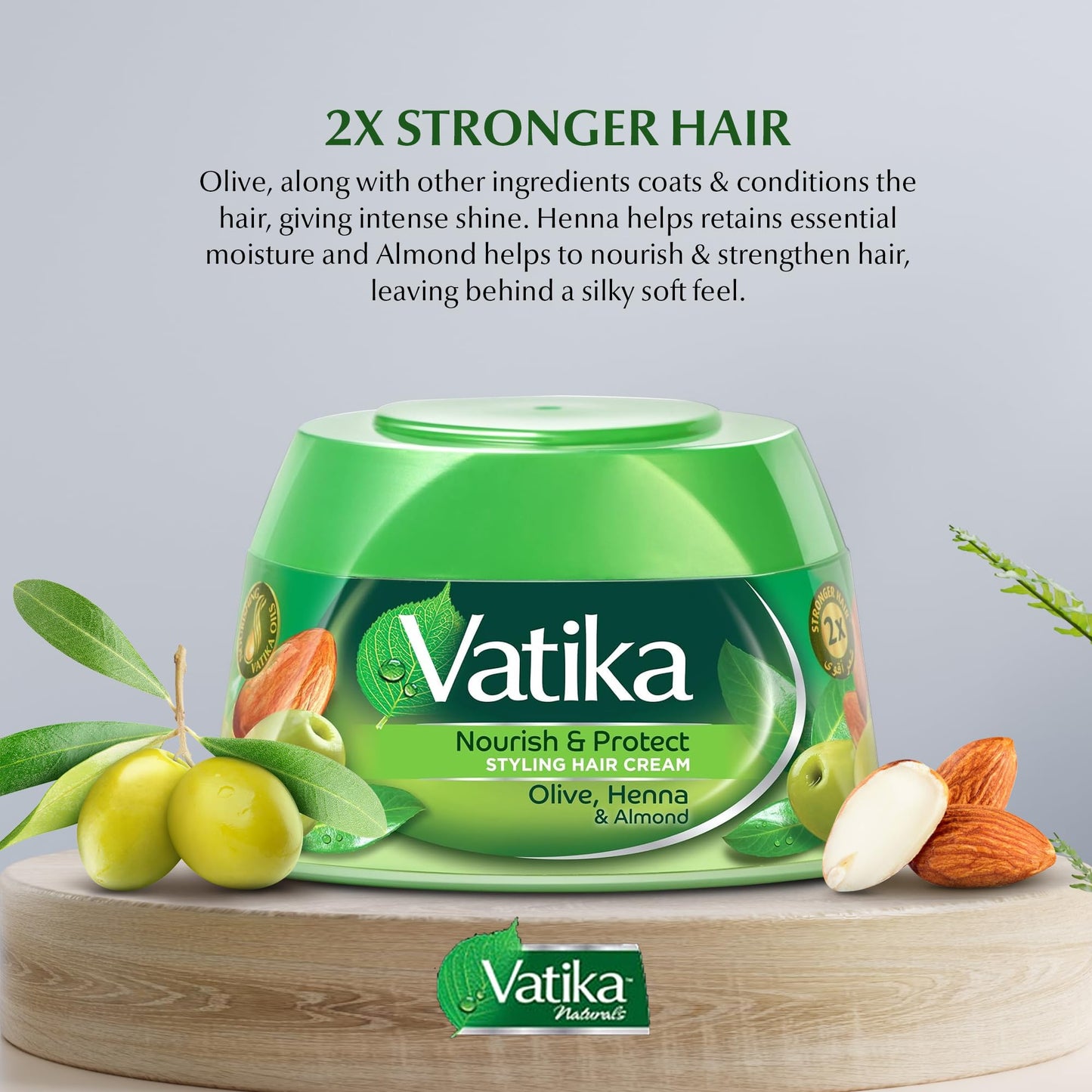 Dabur Vatika Naturals Styling Hair Cream - Henna, 4.7-Fluid Ounce Beauty & Personal Care Vatika Naturals