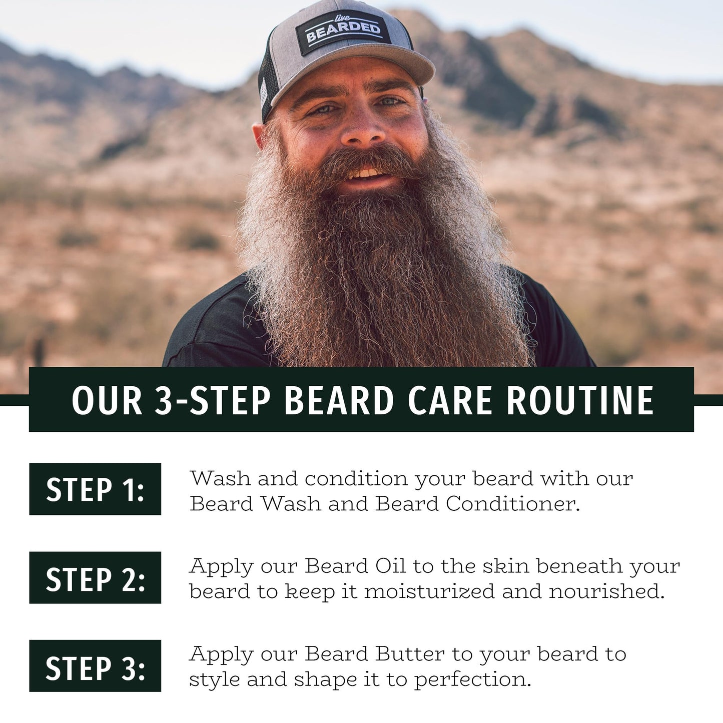 Live Bearded® Beard Conditioner, American Scent, 8 fl oz Beauty and Personal Care Live Bearded