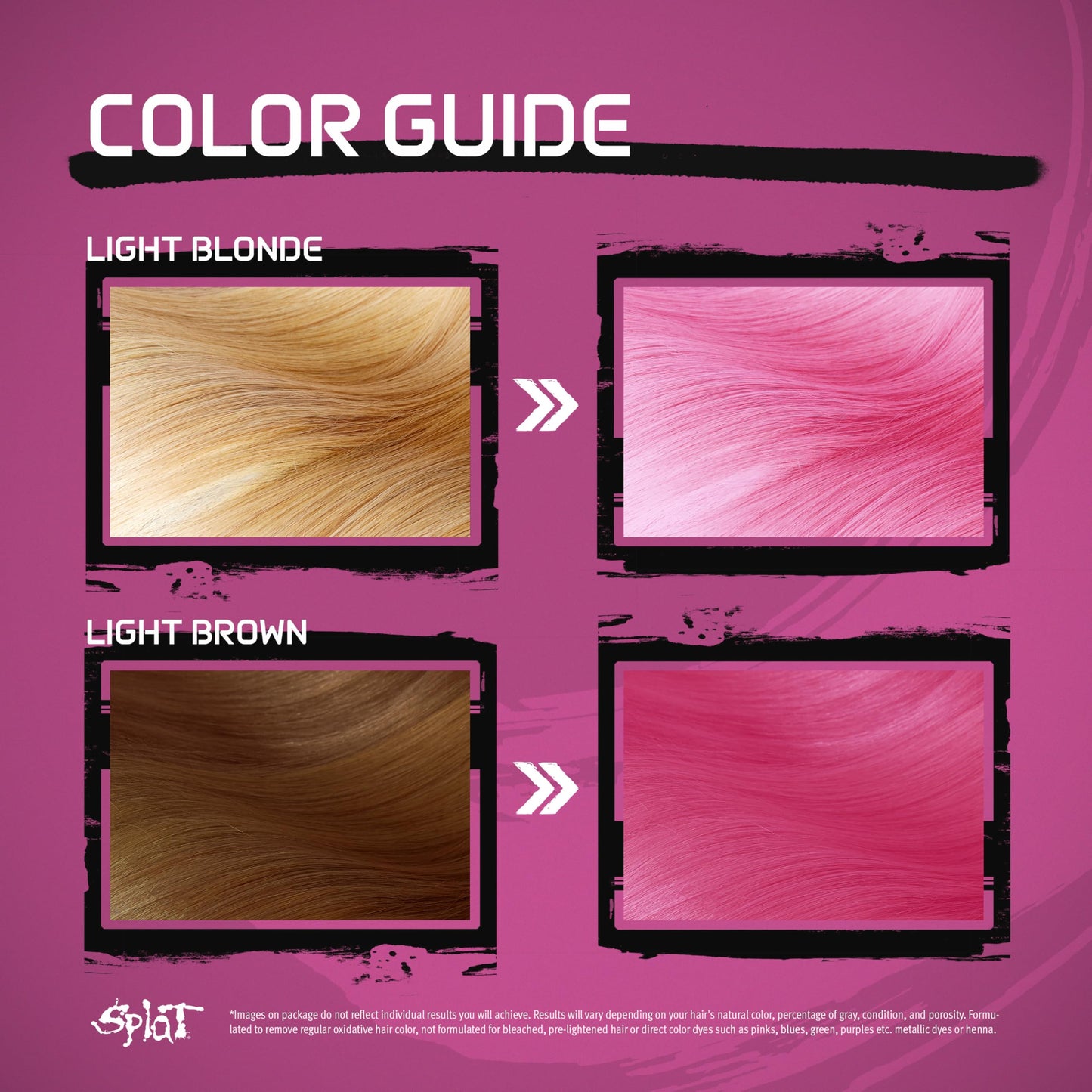 Splat Naturals Semi-Permanent Hair Color, Magenta, 6 fl. oz., 95% Natural Hair Dye Formula Lasts Up to 30 Washes, Vegan & Cruelty-Free Beauty & Personal Care Splat