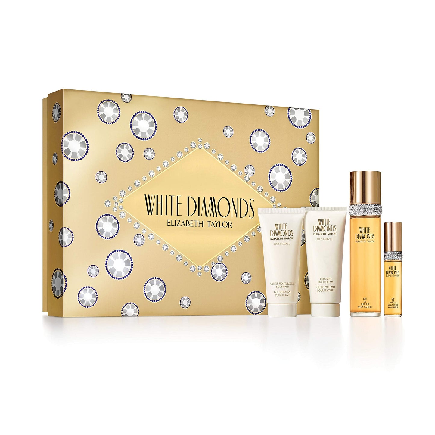 Elizabeth Taylor 4Piece Fragrance Gift Set, Perfume for Women, 3fl Oz Beauty & Personal Care WHITE DIAMONDS