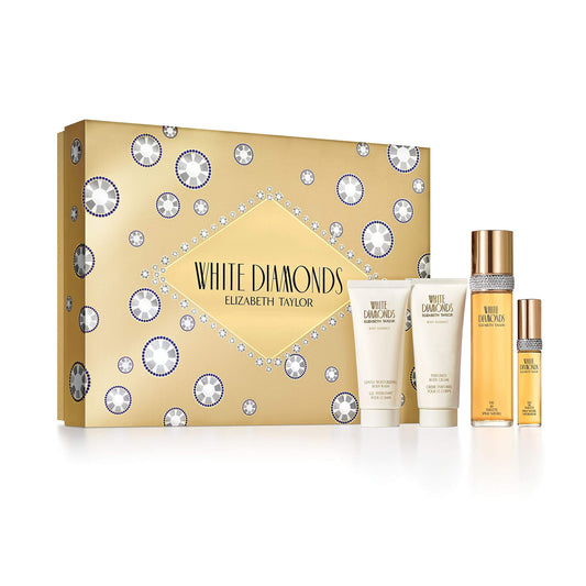 Elizabeth Taylor 4Piece Fragrance Gift Set, Perfume for Women, 3fl Oz Beauty & Personal Care WHITE DIAMONDS