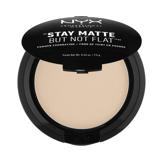 NYX PROFESSIONAL MAKEUP Stay Matte But Not Flat Powder Foundation, Nude Beauty & Personal Care NYX PROFESSIONAL MAKEUP