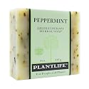 Plantlife Peppermint Bar Soap - Moisturizing and Soothing Soap for Your Skin - Hand Crafted Using Plant-Based Ingredients - Made in California 4oz Bar Beauty & Personal Care Plantlife
