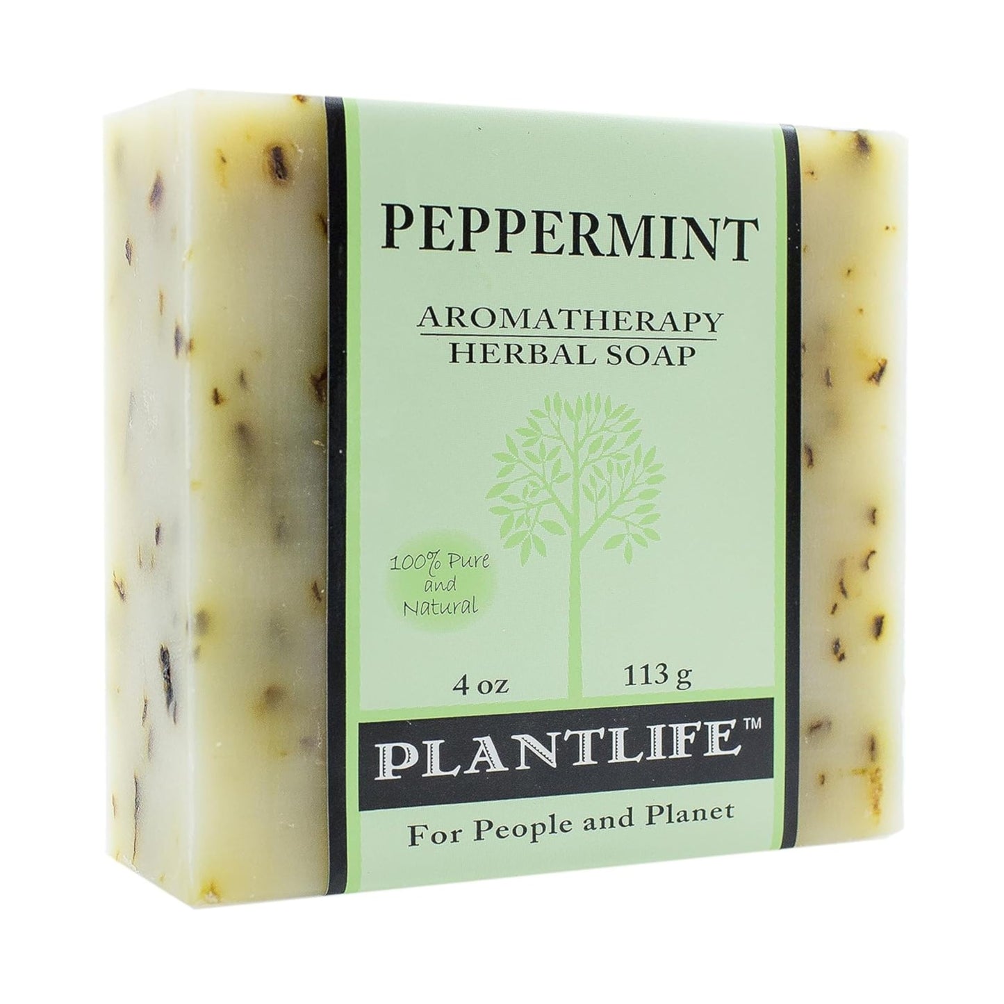 Plantlife Peppermint Bar Soap - Moisturizing and Soothing Soap for Your Skin - Hand Crafted Using Plant-Based Ingredients - Made in California 4oz Bar Beauty & Personal Care Plantlife
