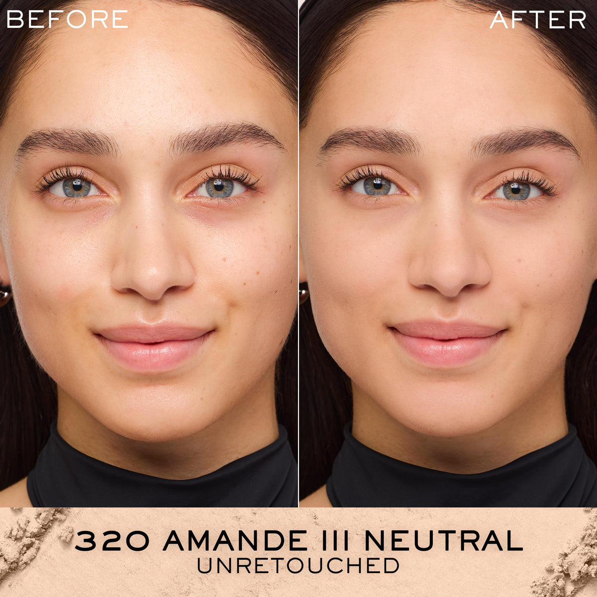 Lancôme Dual Finish Powder Foundation - Natural Finish, Sheer-to-Full Coverage, Longwear Powder Foundation, Controls Shine - 320 Amande Beauty & Personal Care Lancôme
