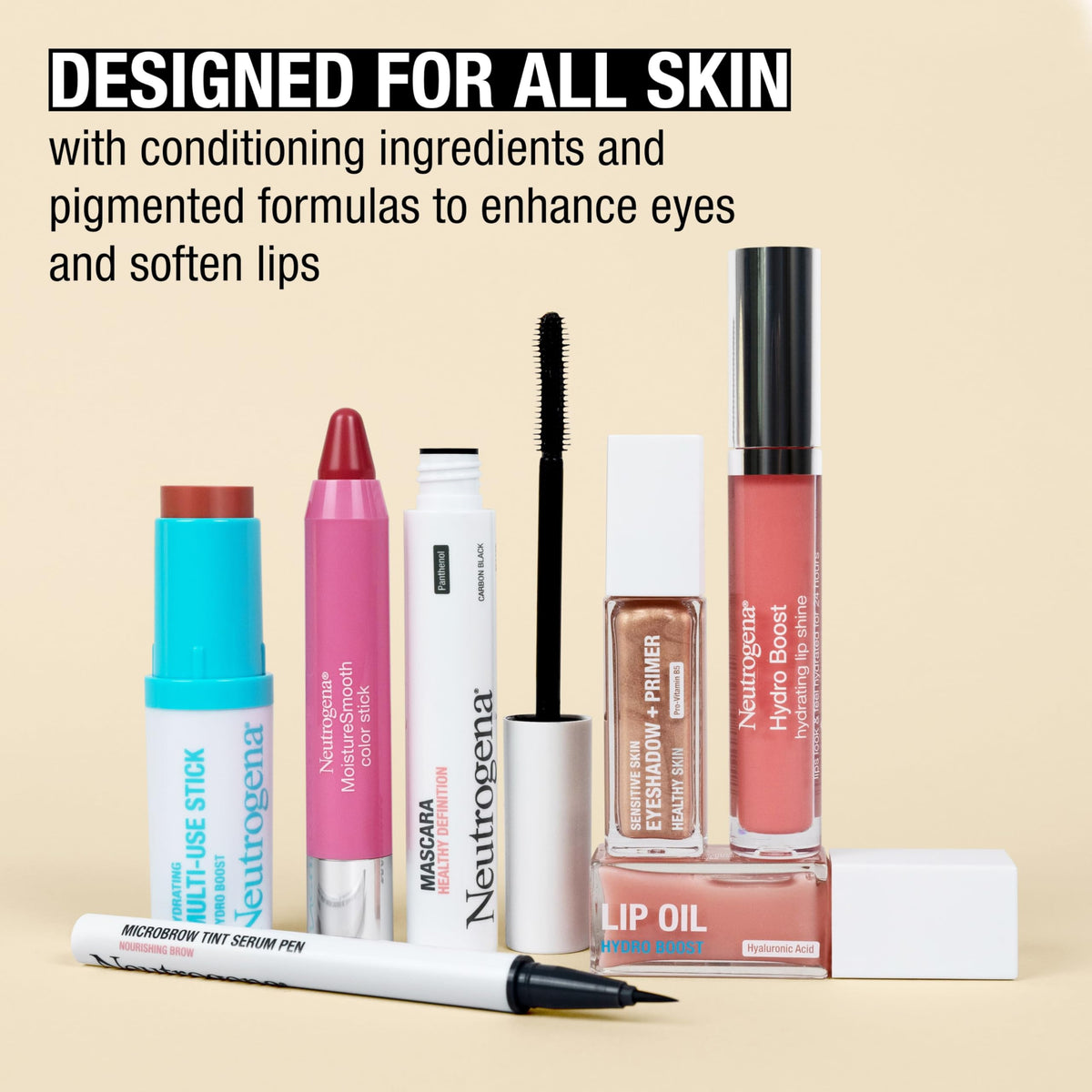 Neutrogena Hydro Boost Hydrating Multi-Use Makeup Stick with Hyaluronic Acid, Gentle Multi-Use Colored Makeup Balm to Brighten Lips, Cheeks & Eyes Beauty & Personal Care Neutrogena