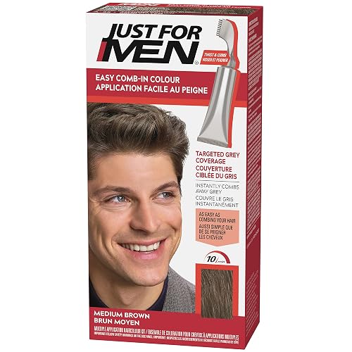 Just For Men A-35 Medium Brown AutoStop Comb-In 12 Ounce Beauty & Personal Care Just for Men