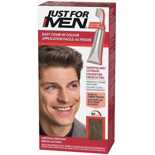 Just For Men A-35 Medium Brown AutoStop Comb-In 12 Ounce Beauty & Personal Care Just for Men