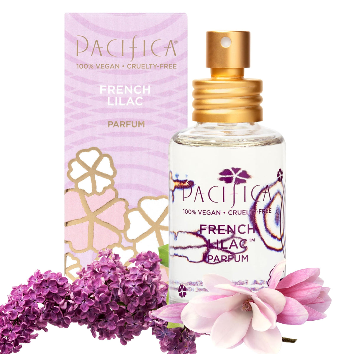 Pacifica French Lilac Spray Perfume - Clean Vegan Floral Fragrance for Women, Fresh-Cut Lilac & Powdery Magnolia Notes, Long-Lasting Romantic Spring Beauty & Personal Care Pacifica
