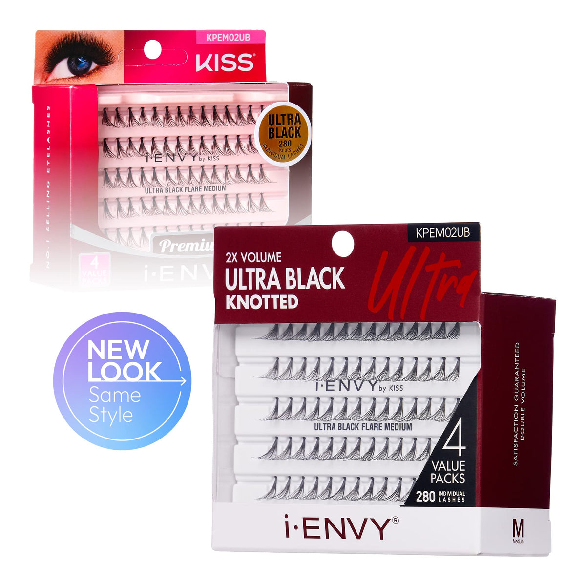 Kiss I Envy Ultra Black Lashes (Medium) Beauty & Personal Care i•ENVY