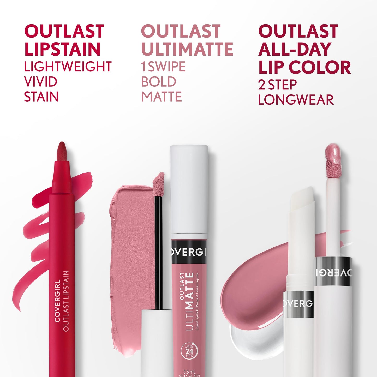 COVERGIRL Outlast Lipcolor Mauve Muse 585 0.06 Fl Oz Beauty & Personal Care COVERGIRL