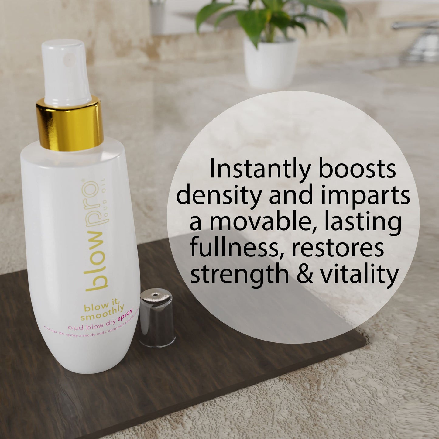 Blowpro Blowpro Blow It Smoothly Oud Oil Blow Dry Spray 6.7 Oz, 6.7 Oz Beauty & Personal Care blowpro