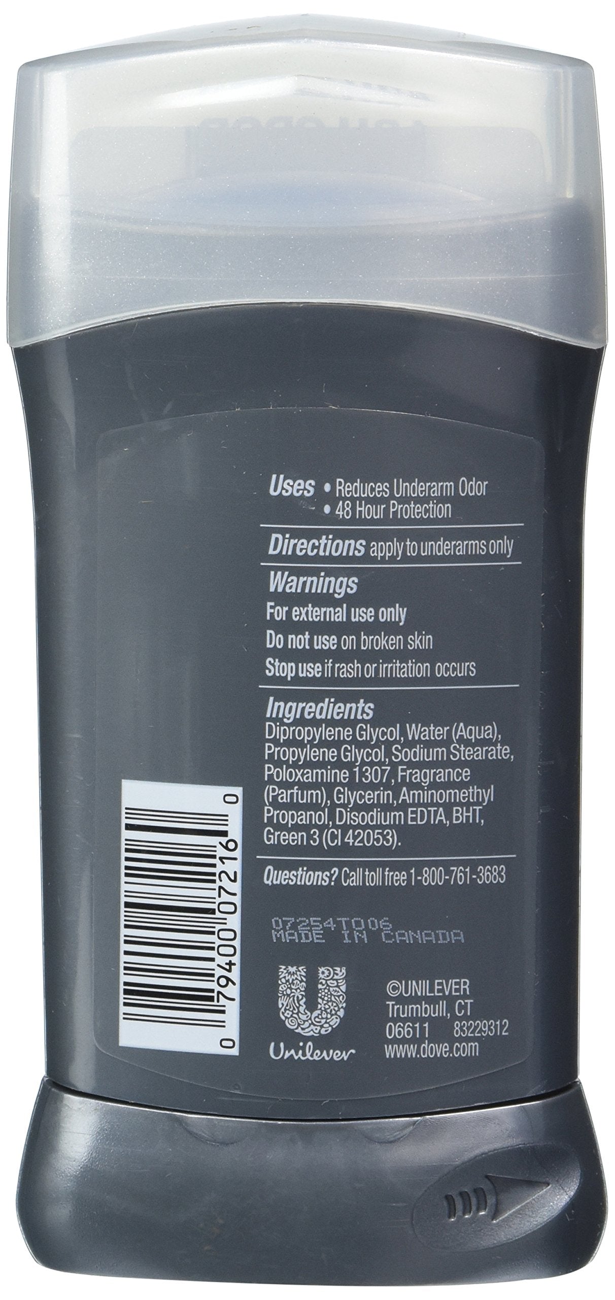 Dove Men+Care Deodorant Stick Clean Comfort 3 oz(Pack of 4) Beauty and Personal Care Dove