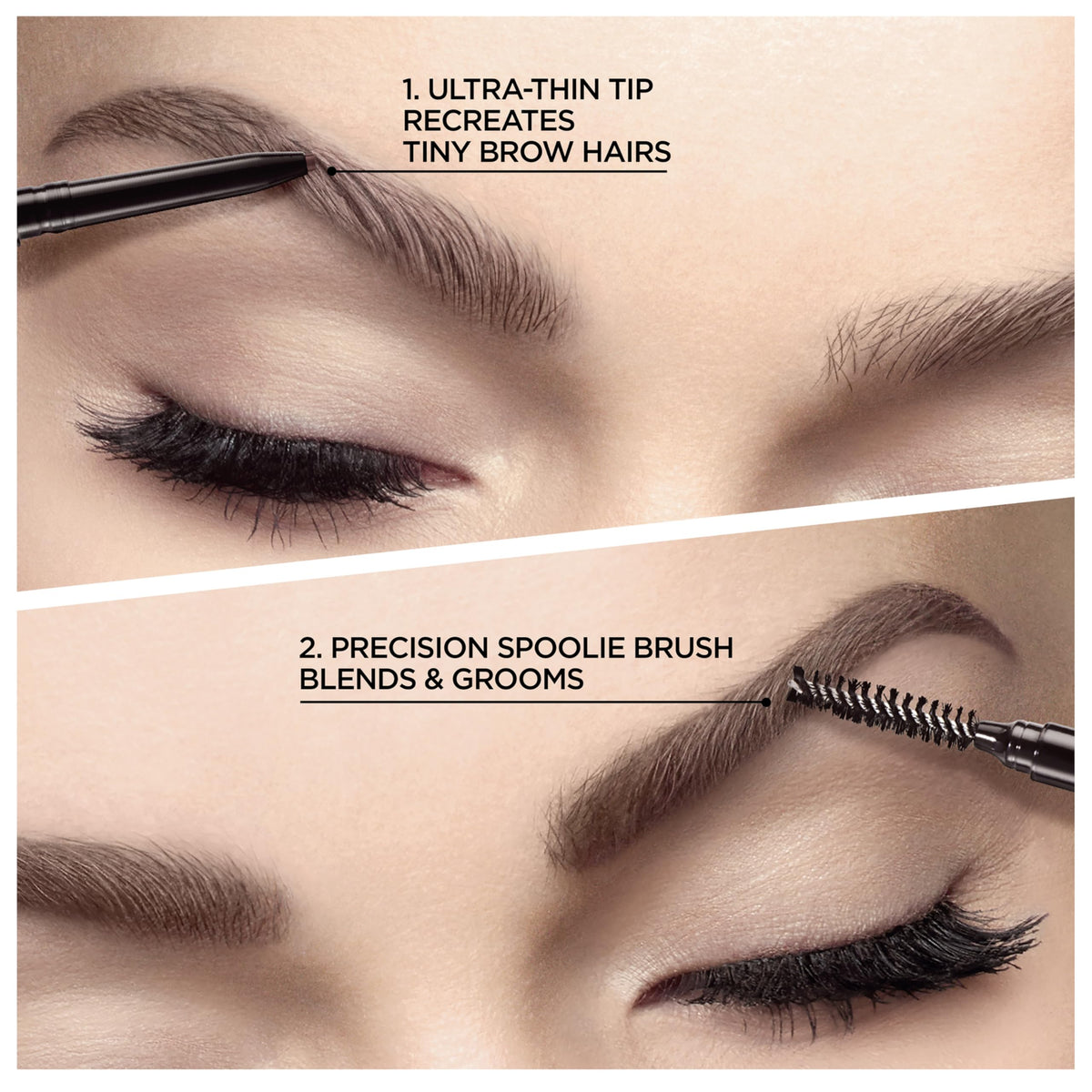 L'Oreal Paris Makeup Brow Stylist Definer Waterproof Eyebrow Pencil, Ultra-Fine Mechanical Pencil, Draws Tiny Brow Hairs and Fills in Sparse Areas Beauty & Personal Care L'Oreal Paris