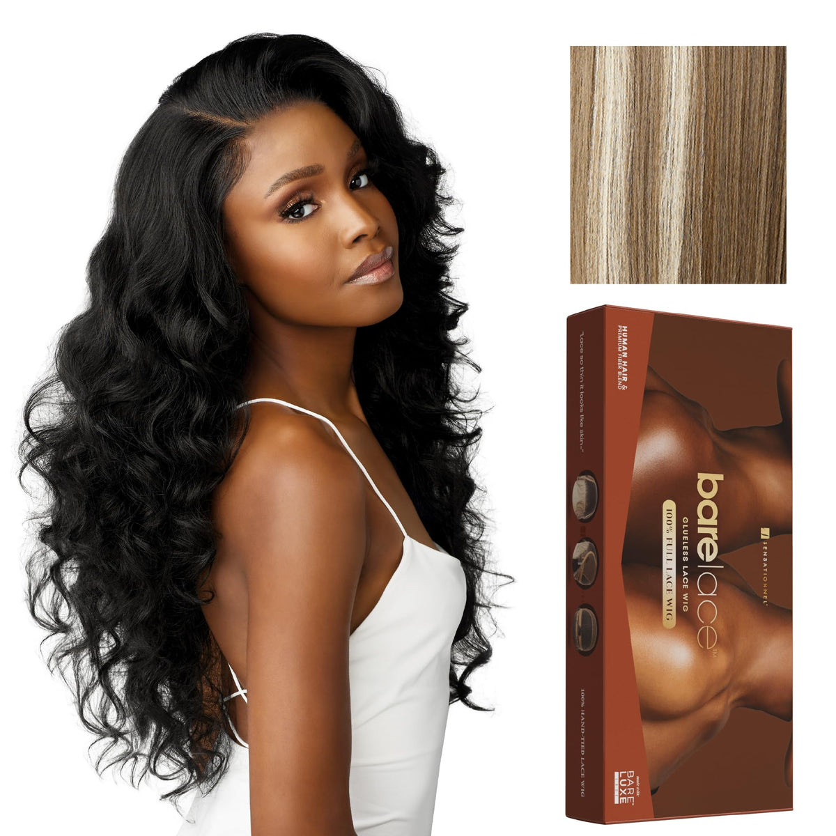 Sensationnel Bare Lace FullLaceWig-Unit 4, BALAYAGEPLATINUM