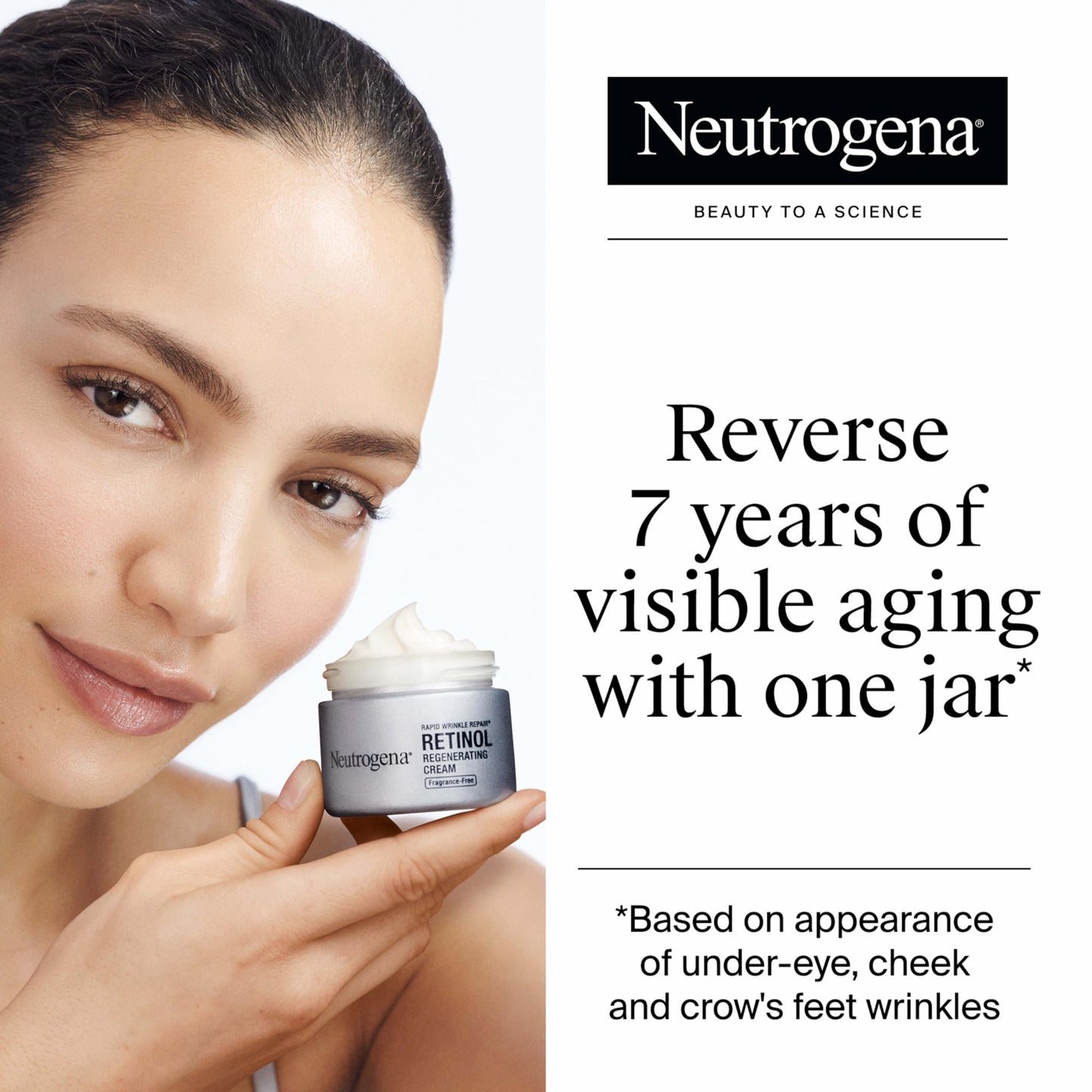 Neutrogena Rapid Wrinkle Repair, Retinol Face Moisturizer, Daily Anti-Aging Neck & Face Cream with Hyaluronic Acid, Retinol Cream, Fragrance-Free Beauty & Personal Care Neutrogena