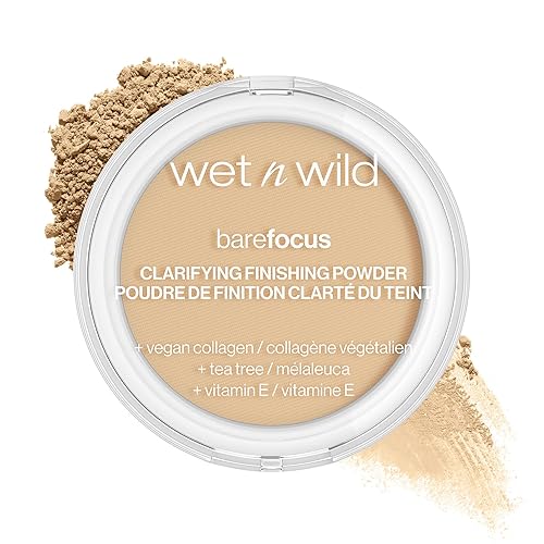 wet n wild Bare Focus Clarifying Finishing Powder | Matte | Pressed Setting Powder Light-Medium Beauty & Personal Care wet n wild