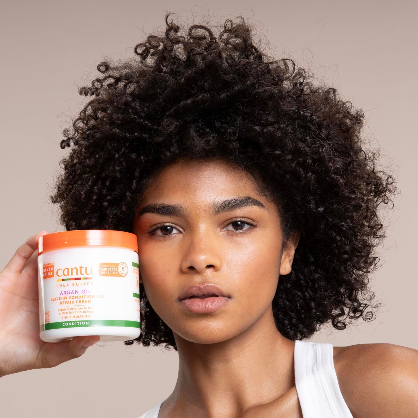 Cantu Argan Oil Leave in Conditioning Repair Cream, 16 Ounce Beauty & Personal Care Cantu