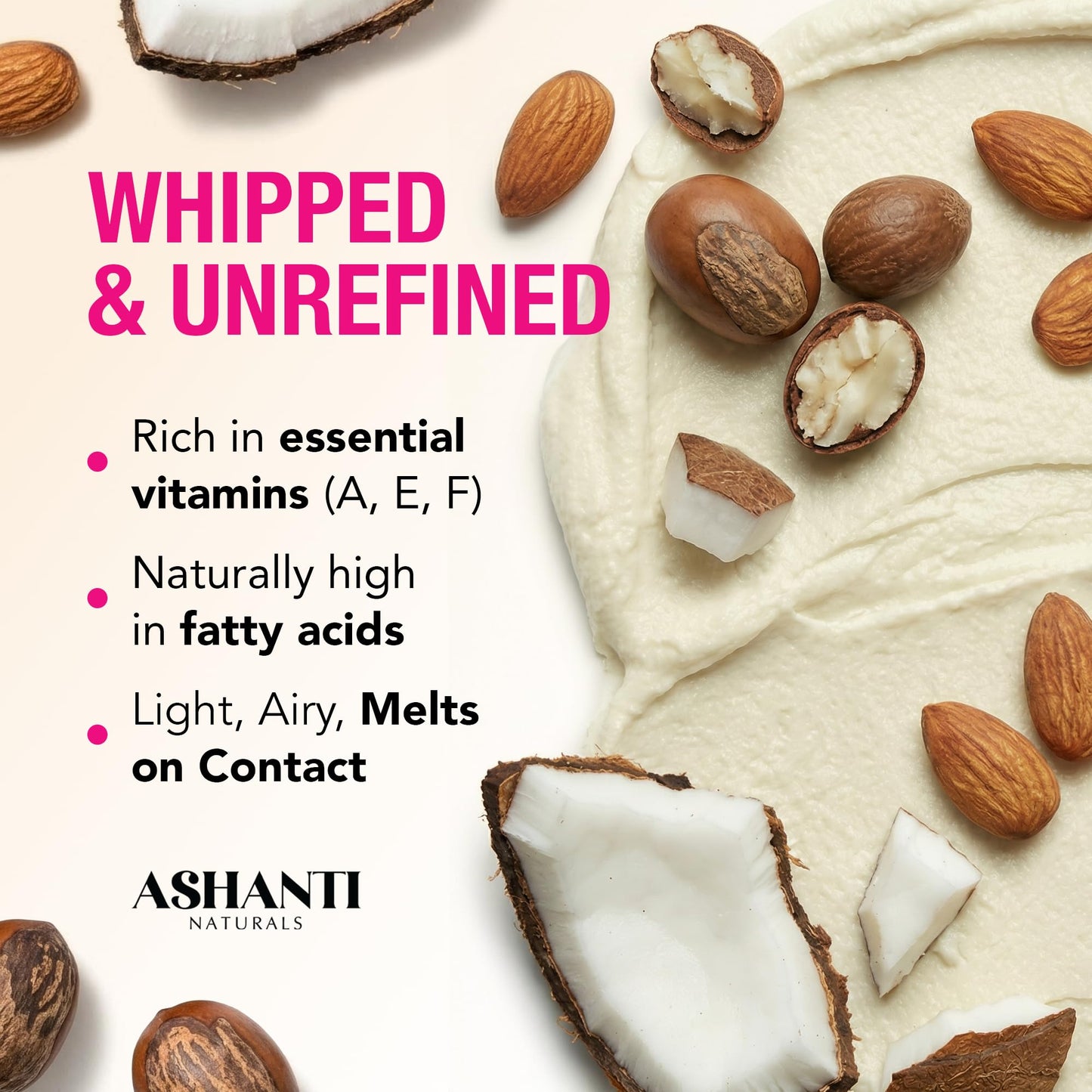 Ashanti Naturals Scented Whipped Shea Butter | African Body Butter for Men w/Coconut and Almond Oil (Blackjack Souffle, 8 oz) Beauty & Personal Care Ashanti Naturals