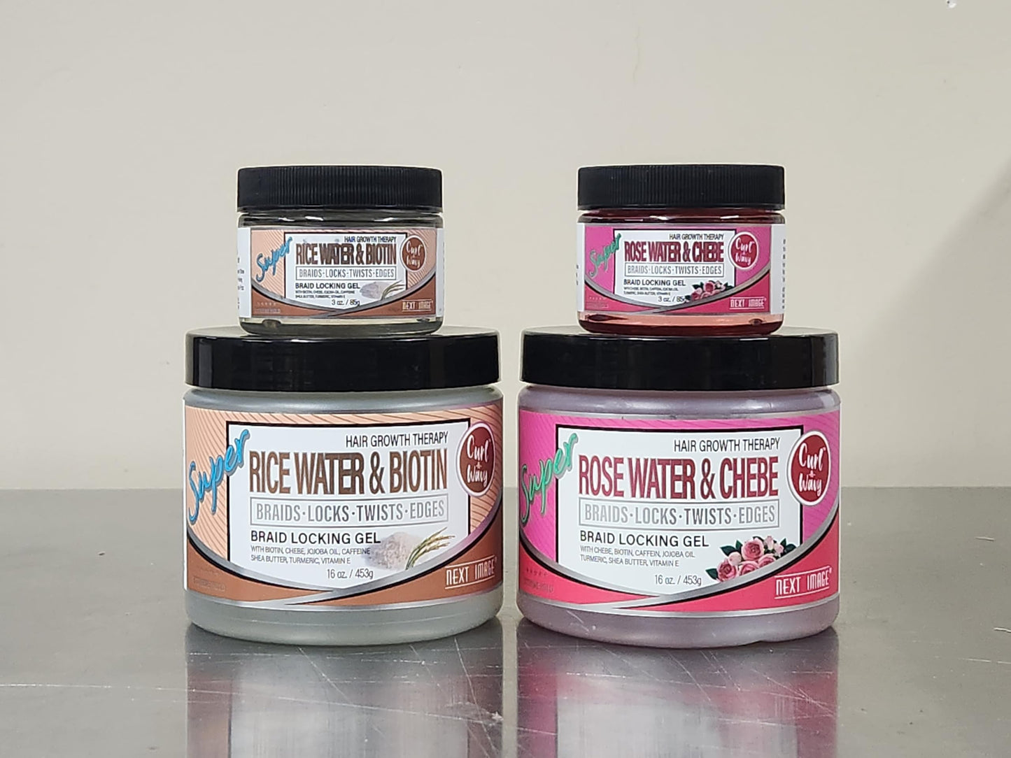 NEXT IMAGE - Braid Locking Gel Super Hold [Rose Water] Beauty & Personal Care NEXT IMAGE