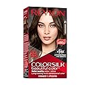 Revlon Colorsilk Beautiful Color Permanent Hair Color, Long-Lasting High-Definition Color, Shine & Silky Softness with 100% Gray Coverage, Ammonia Beauty & Personal Care REVLON
