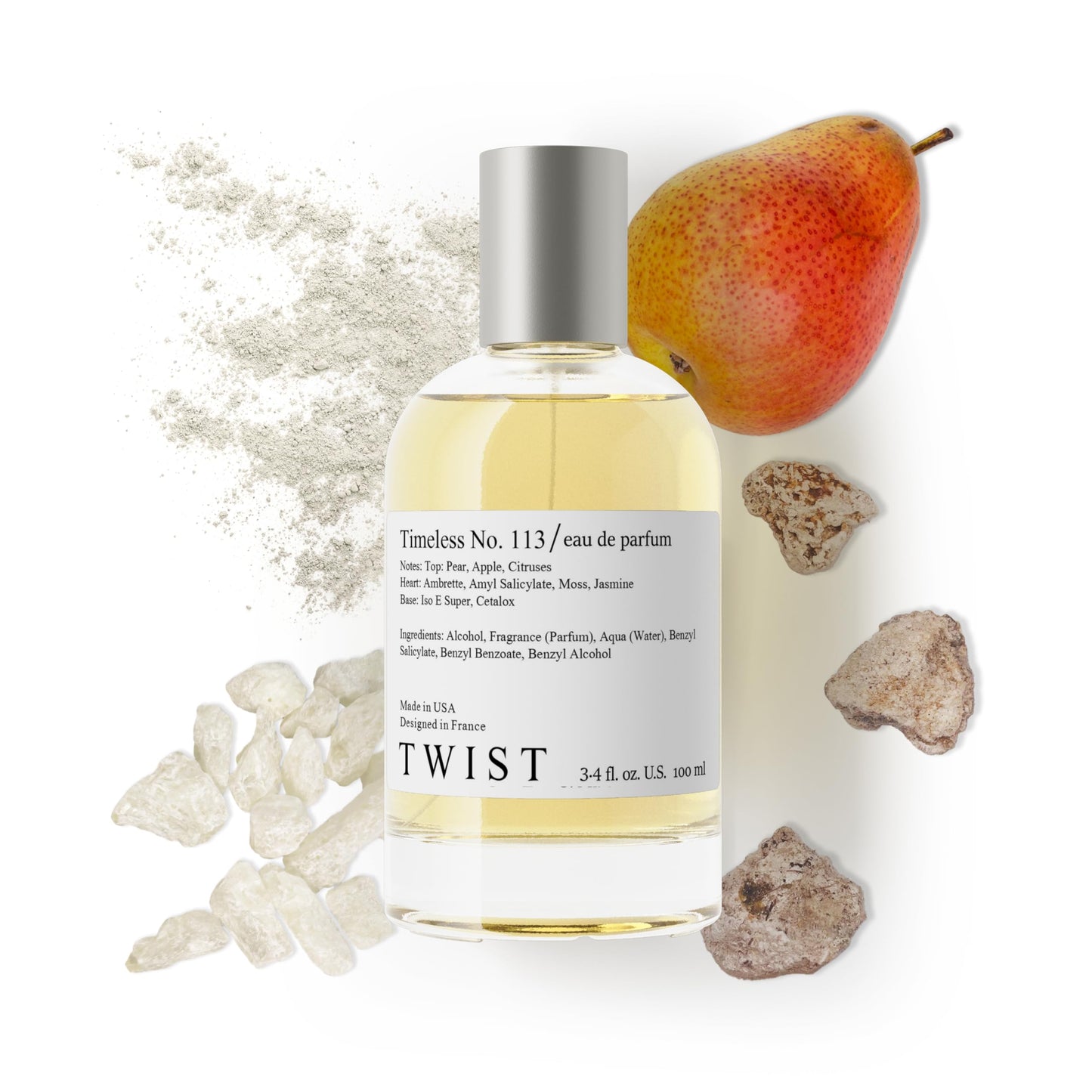 Twist Timeless No. 113 - Inspired by L. L.abo Another 13, Long-Lasting Perfume for Women & Men, Vegan, Clean Ingredients, Musk & Ambroxan Unisex Beauty & Personal Care HOUSE OF TWIST