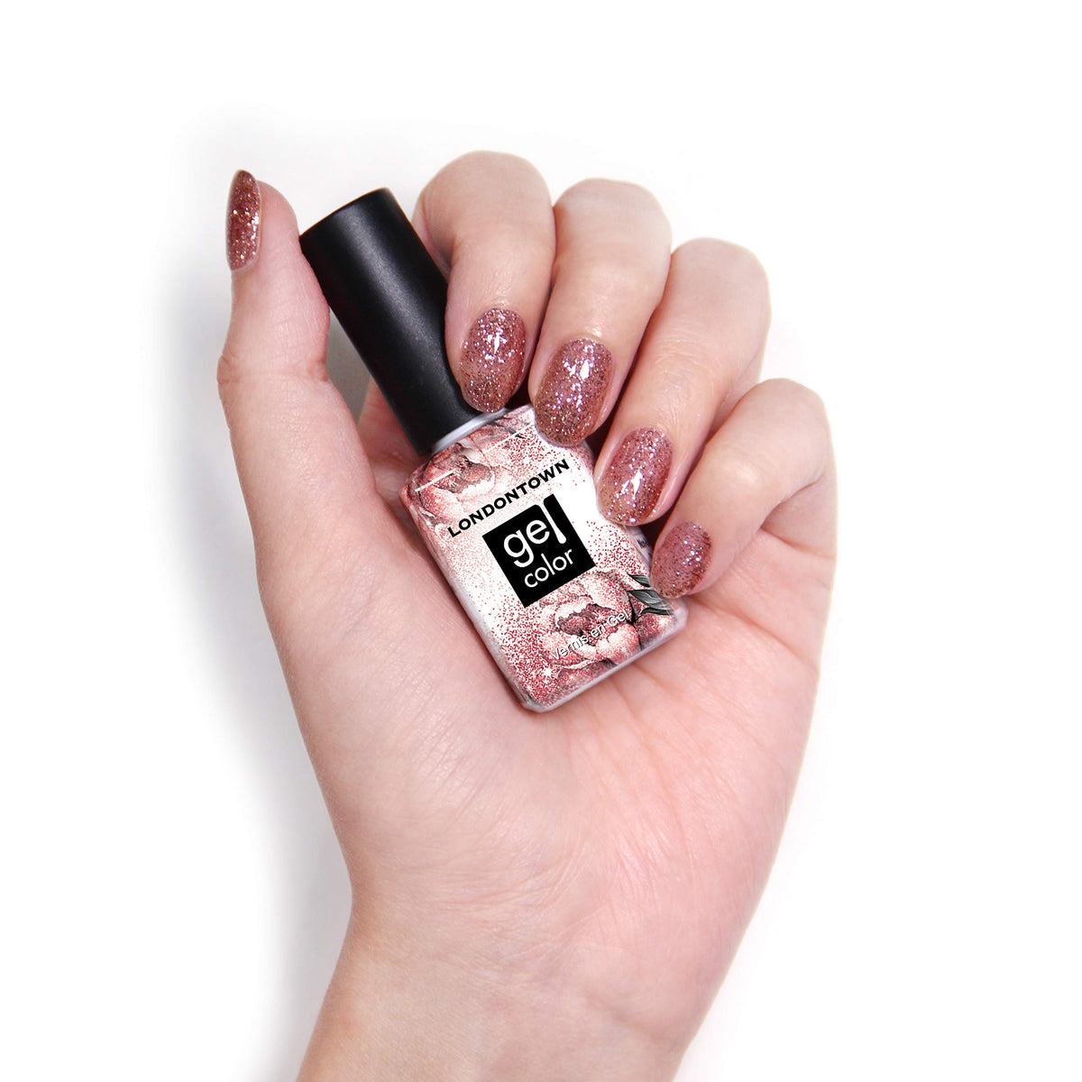 LONDONTOWN UV Gel Nail Polish, Pink Shades, Rose All Day