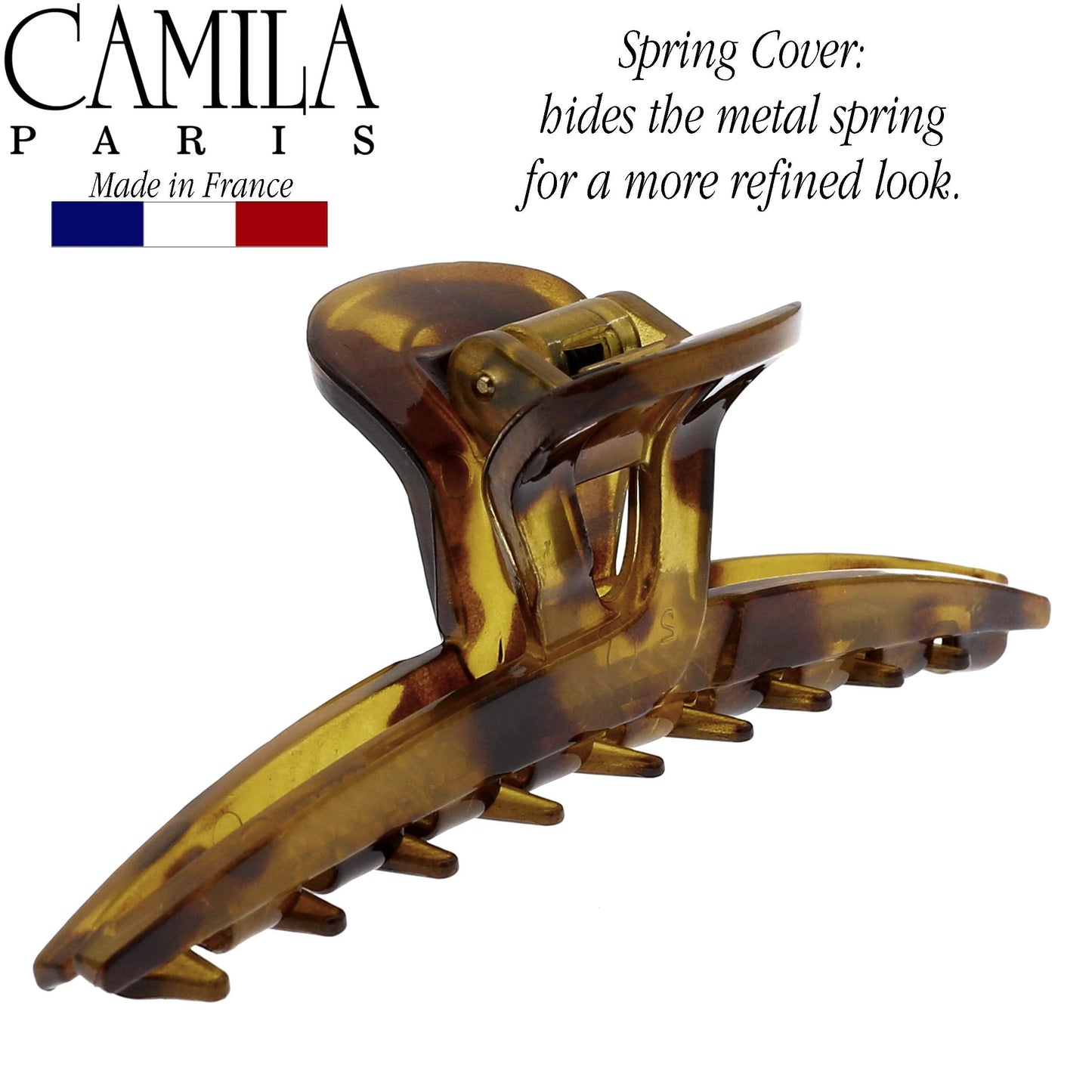 Camila Paris CP2382 French Hair Clip for Women, Narrow, Strong Hold Grip Double Teeth Girls Hair Claw Clips Jaw, Fashion Durable Styling Hair Beauty & Personal Care Camila