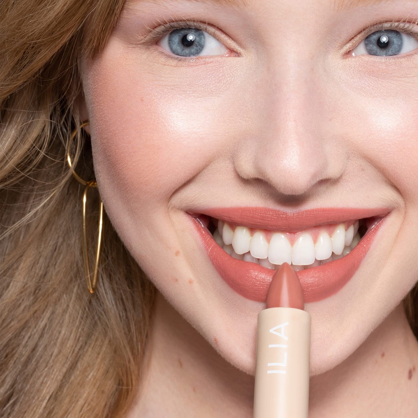 ILIA - Color Block Lipstick | Non-Toxic, Vegan, Cruelty-Free, Hydrating + Long Lasting, No Budge Color with Full Coverage (Amberlight (French Nude Beauty & Personal Care ILIA