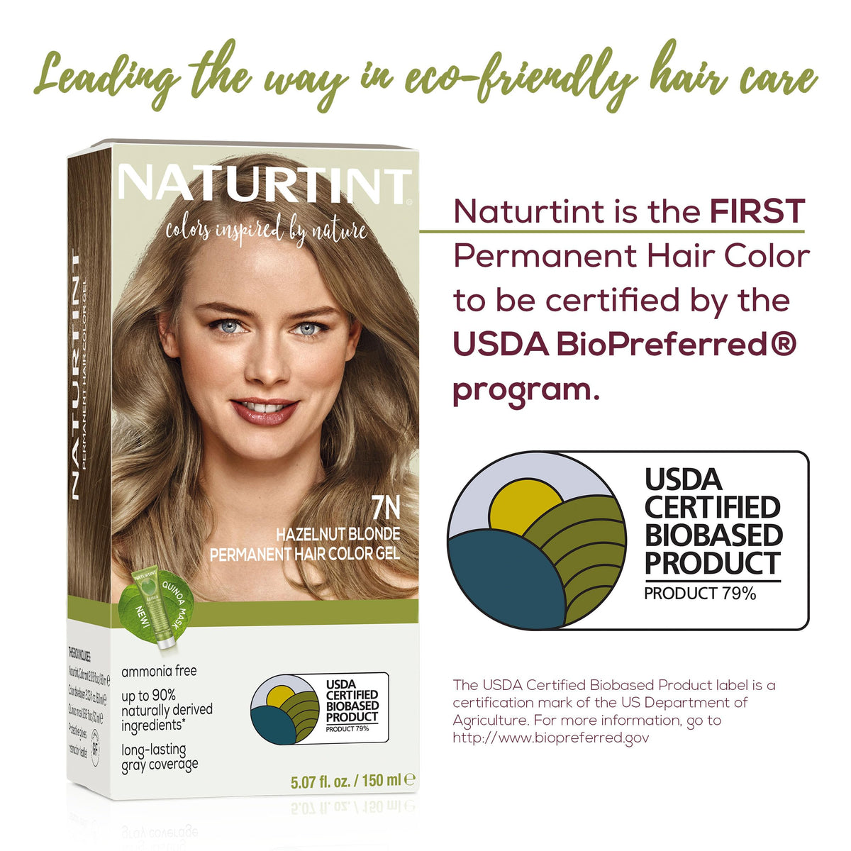 Naturtint 7N Hazelnut Blonde Permanent Hair Color (Pack of 6), Ammonia Free, Vegan, Cruelty Free, up to 100% Gray Coverage, Long Lasting Results Beauty & Personal Care Naturtint