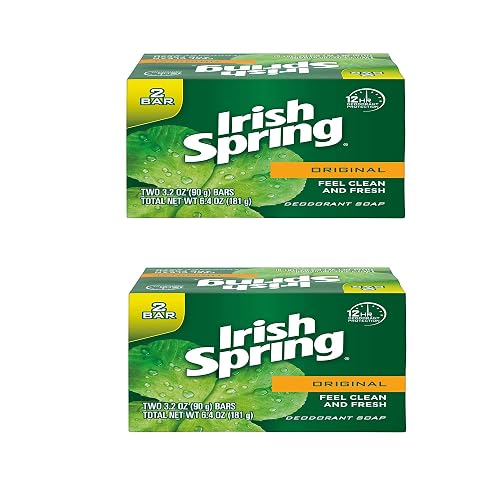 Irish Spring Bar Soap 3.2 Oz Bar (Original, 4 Bars) Beauty & Personal Care Irish Spring