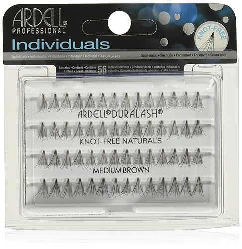 Ardell Duralash Knot-Free Individual Lash, Brown, Medium Beauty & Personal Care Ardell