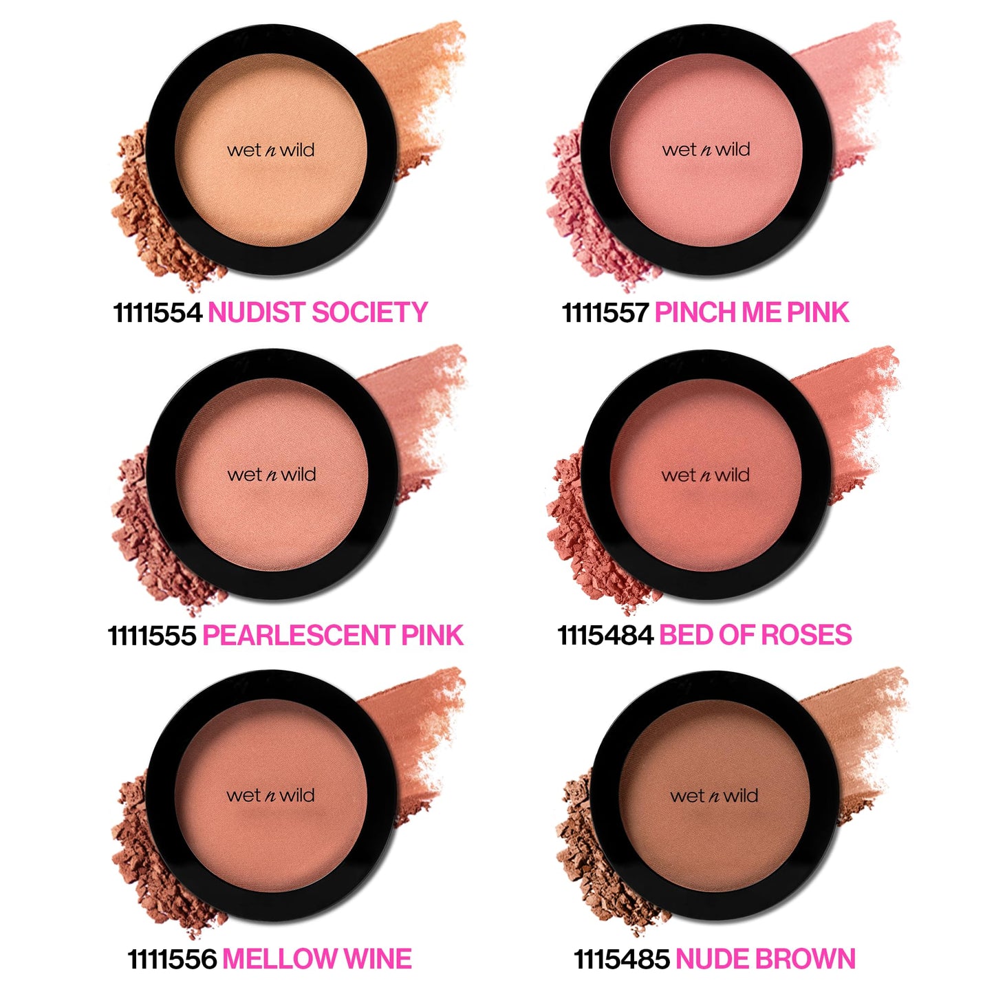 wet n wild Color Icon Blush, Effortless Matte Natural Sheer Glow & Seamless Blend, Luxuriously Infused Smooth Jojoba Oil, Cruelty-Free & Vegan - Pinch Beauty & Personal Care wet n wild