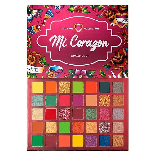 Makeup Depot Emotion Collection Mi Corazon Eyeshadow Palette Beauty & Personal Care MAKEUP DEPOT