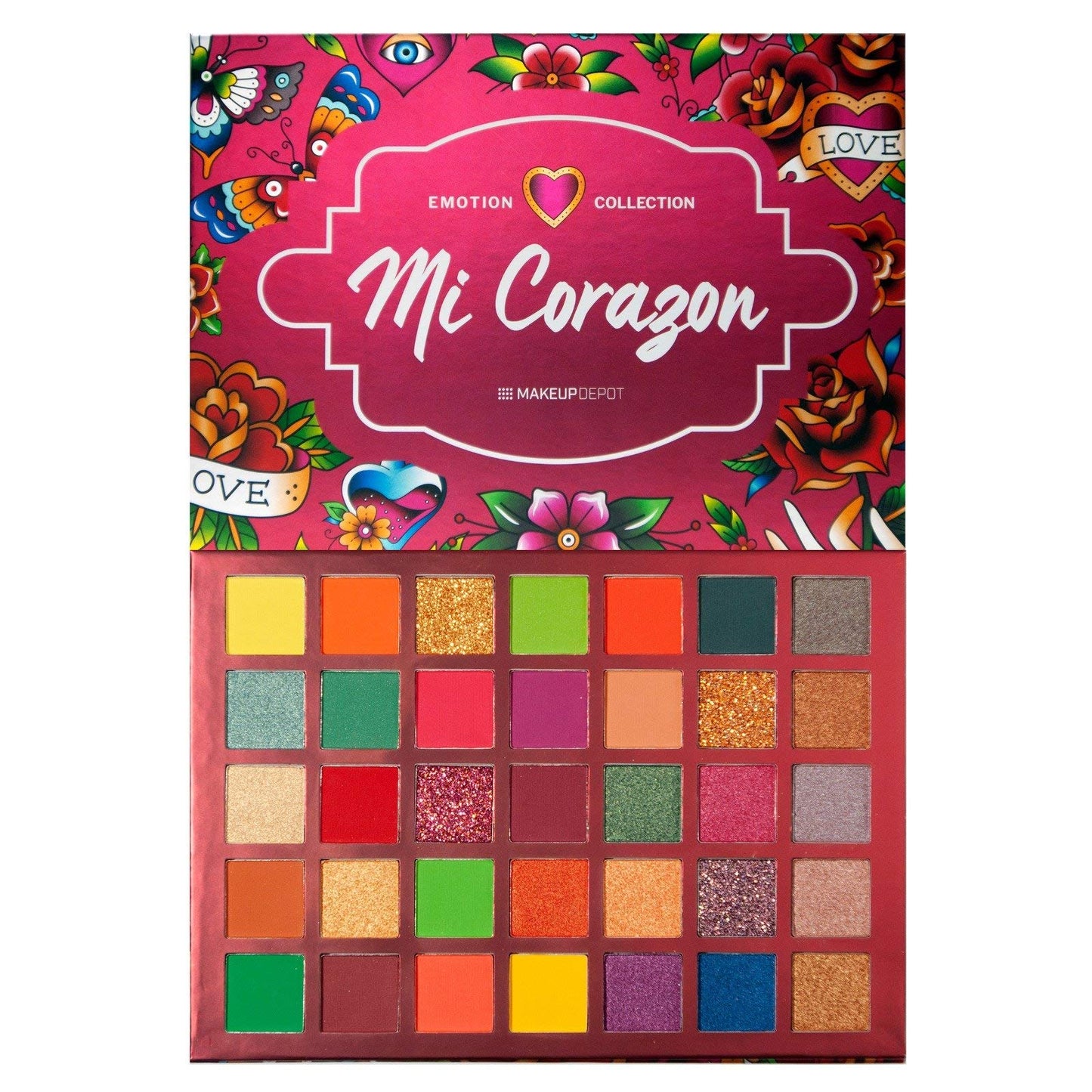 Makeup Depot Emotion Collection Mi Corazon Eyeshadow Palette Beauty & Personal Care MAKEUP DEPOT