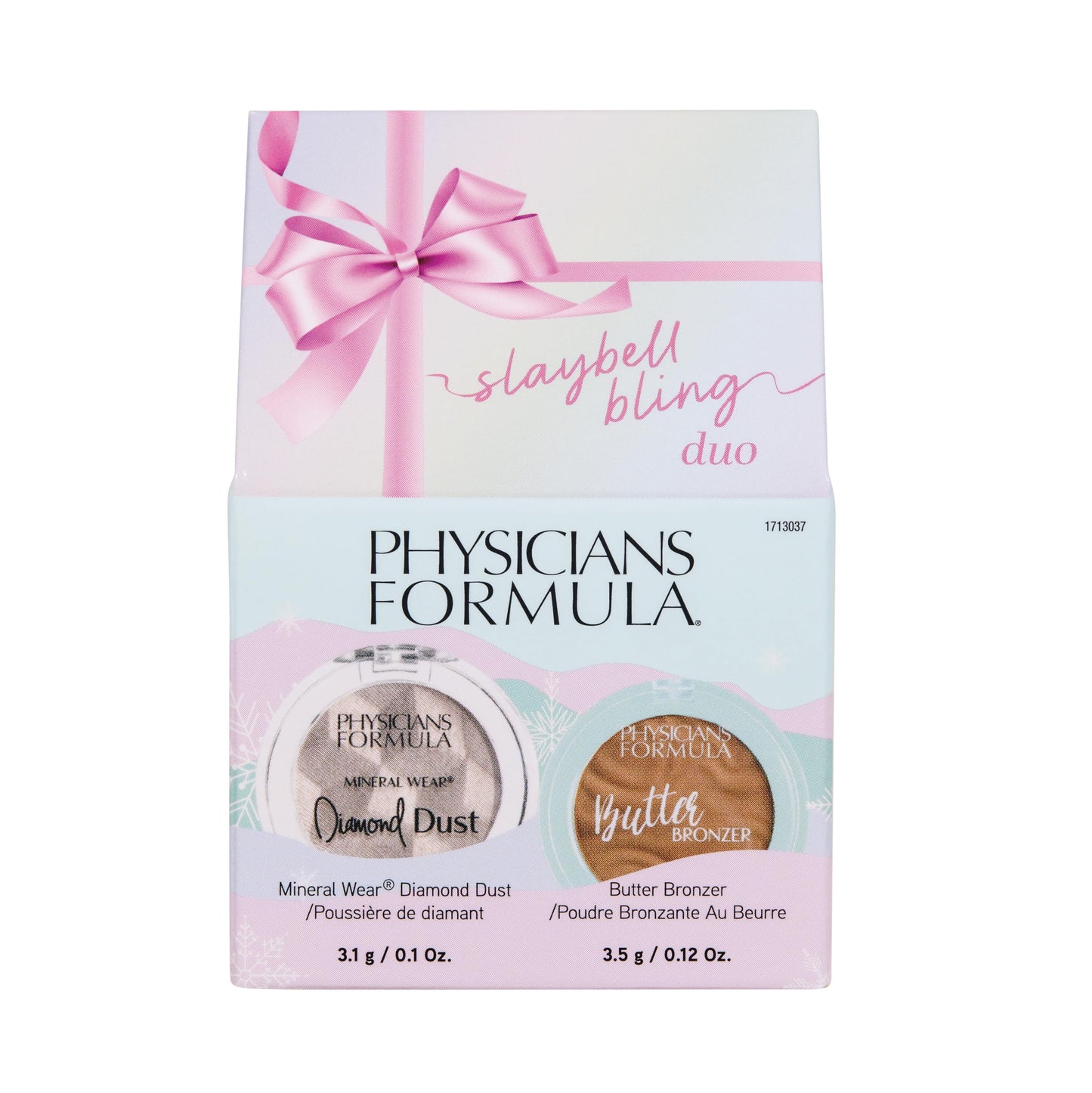 Physicians Formula Slaybell Bling Duo - Butter Bronzer & Diamond Dust Holiday Gift Set, Murumuru Butter Infused for a Radiant Glow, Cruelty Free Beauty & Personal Care Physicians Formula