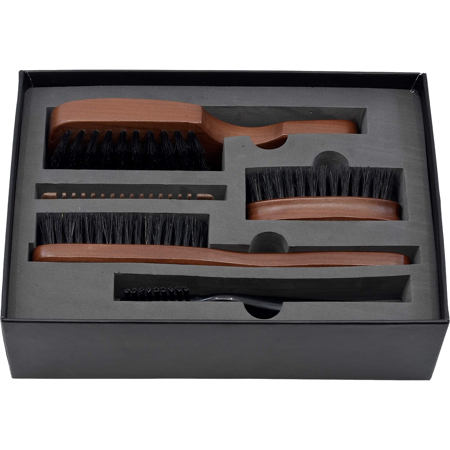 Murai Beard Kit for Men Gift Set Mens Beard Grooming Kit - Military Paddle Hair Brush, Large Handle Beard Brush, Pocket Sized Oval Beard Brush, Wood Beauty & Personal Care GIORGIO