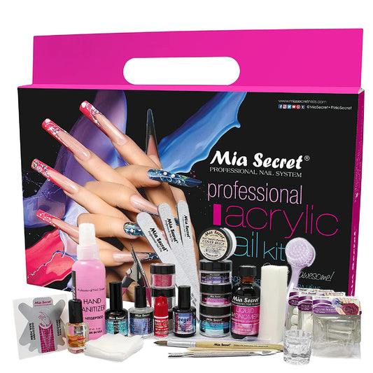 Mia Secret Professional Acrylic Nail Kit – Complete Beginner Set with Everything for Acrylic Nails, Full Kit de Uñas Acrílicas Completo Beauty & Personal Care Mia Secret