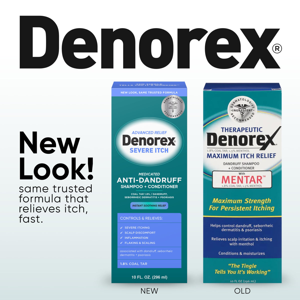 Denorex Severe Itch Anti-Dandruff Shampoo & Conditioner, 10 fl oz