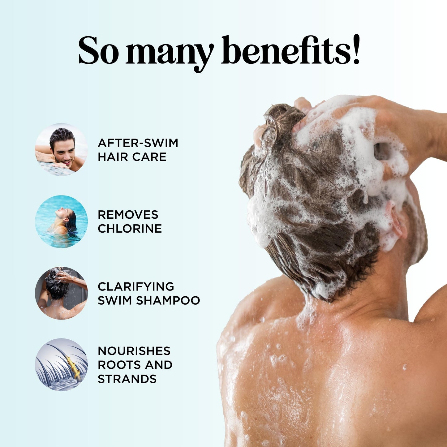After Swim Shampoo and Conditioner Set - Chlorine Shampoo and Conditioner for Swimmers with Tea Tree and Rosemary Oil - Clarifying Shampoo for Hard Beauty & Personal Care Maple Holistics
