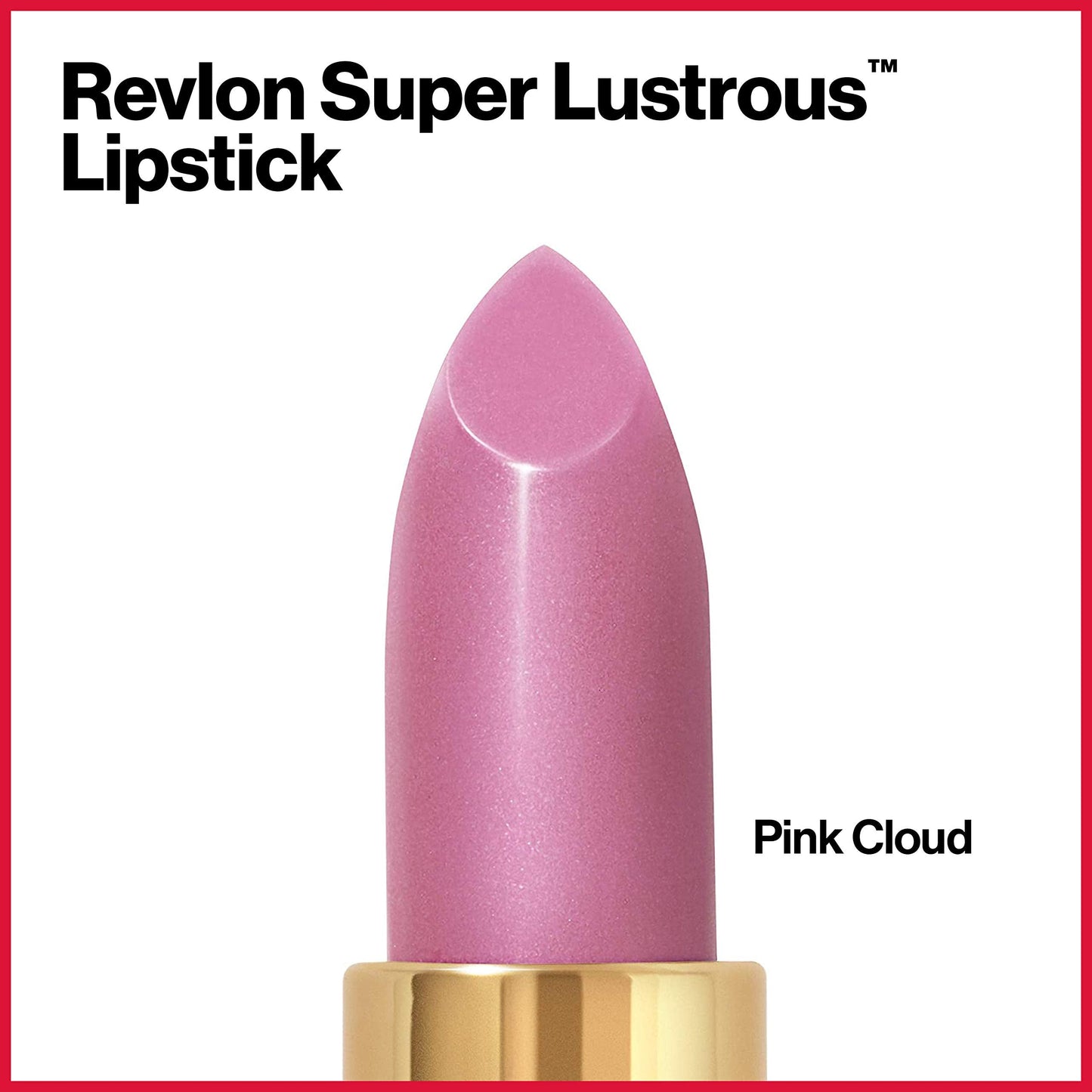 Revlon Super Lustrous Lipstick, Creamy Formula For Soft, Fuller-Looking Lips, Moisturized Feel, Pink Cloud (801), 0.15 oz Beauty & Personal Care REVLON