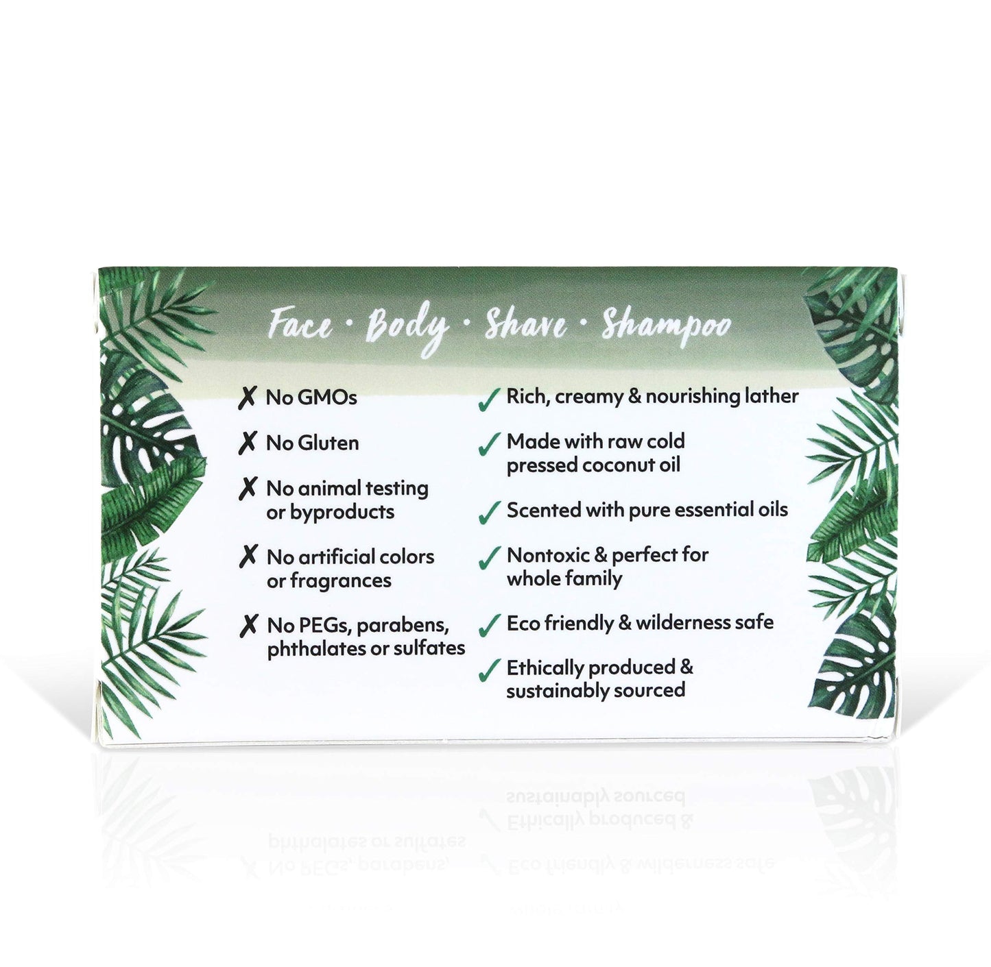 Coco Fiji Soap Bar for Face and Body Infused With Organic Coconut Oil, Tea Tree Spearmint, Essential Oil, Natural Soap for Moisturizing & Pore Beauty & Personal Care Organic Fiji