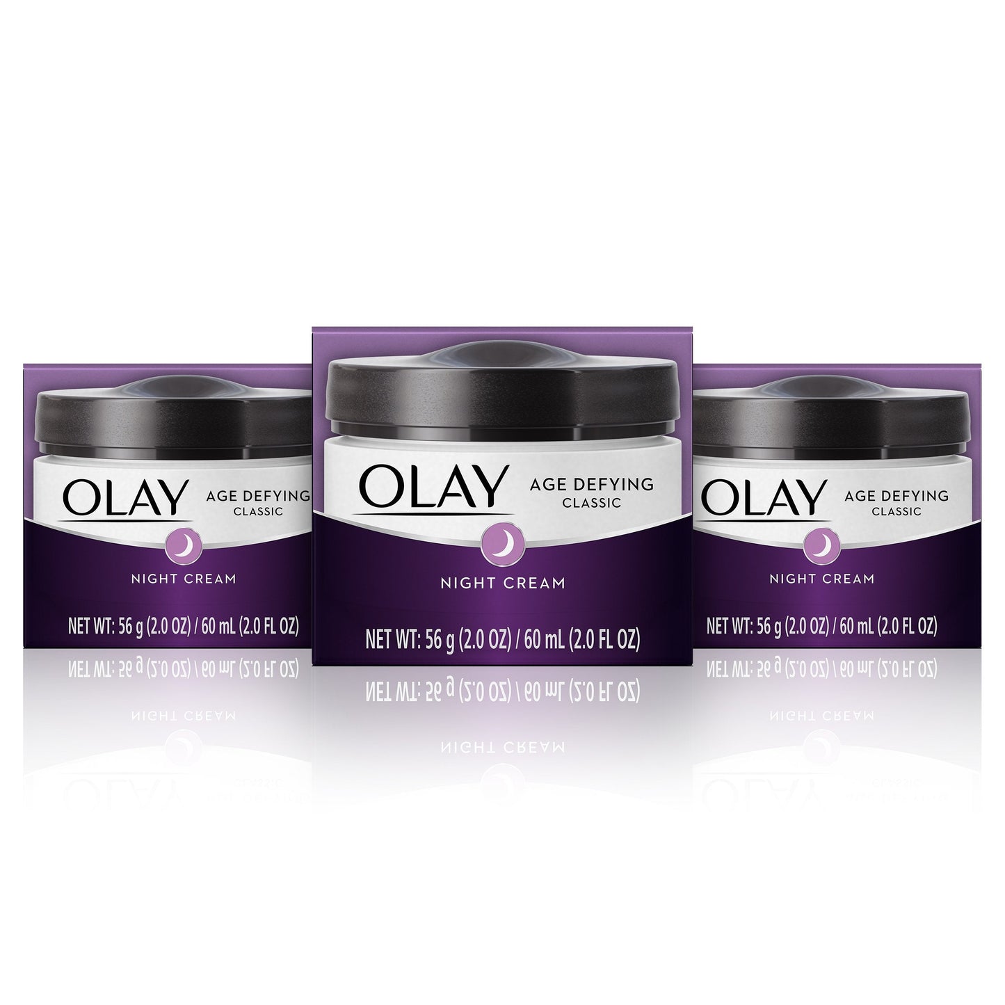 Night Cream With By Olay, Age Defying Classic Moisturizer With Vitamin E, Pack Of 3 Beauty & Personal Care Olay